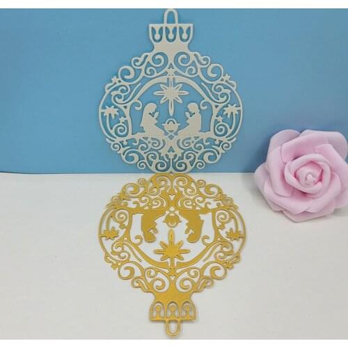 Jesus Birthday Metal Die Cuts Templates Stencil Crafts Metal Hollow Cutters Card Making Family Photo Album Cutting Dies