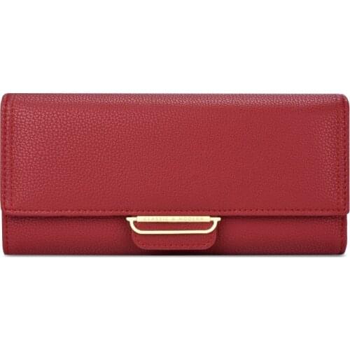 Multifunction Women Wallet Made Of Leather Long Card Holder With Zipper Coin Pocket Fashion Simple Ladies Clutch Purse For Phone