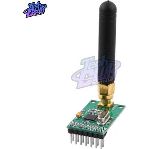 NRF905 Wireless Transceiver Module Wireless Transmitter Receiver Board NF905SE with Antenna FSK GMSK 433 868 915 MHz