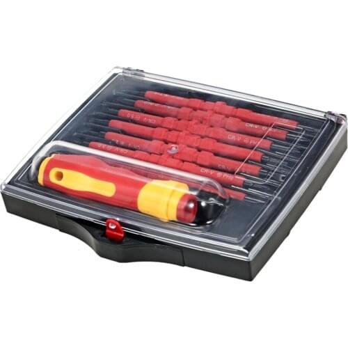 7 in 1 1000V Changeable Insulated Screwdrivers Set multitul + Magnetic Phillips Slotted Bits Electrician Repair Tools