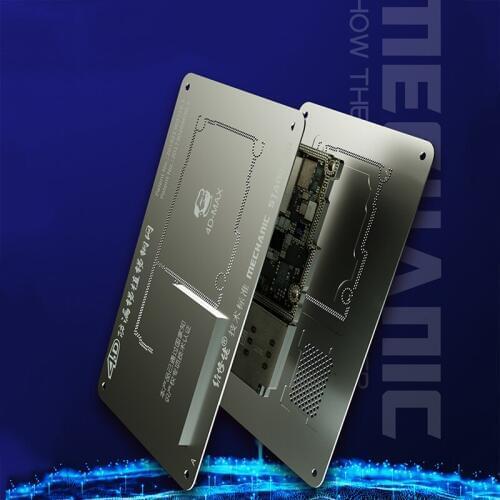 MECHANIC 4D BGA Reballing Stencils Kit For iPhone 11/11 Pro/11 Pro Max/XS Max/ XS/X Motherboard IC Chip Reballing Stencils