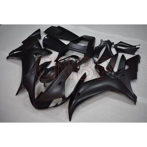 Plastic Fairings YZF R1 2002 - 2003 Matte Black Fairings YZFR1 03 Body Kits for YAMAHA YZFR1 03 no paint