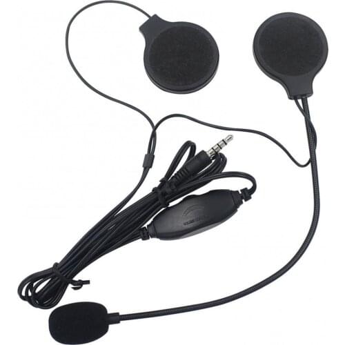 Portable Hands-free Motorcycle Helmet Earphone Motorbike Headset with Microphone Motocycle Equipment Accessories