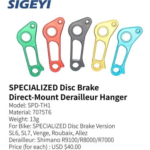 ROAD Bike Direct-Mount Derailleur Hanger shadow for MERIDA Scultura Specialized Ridley Transmission Protection Hanger Extender