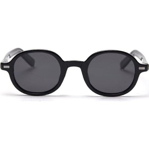 DOISYER New oval frame retro polarized sunglasses wind men and women fashion sunglasses hip hop glasses