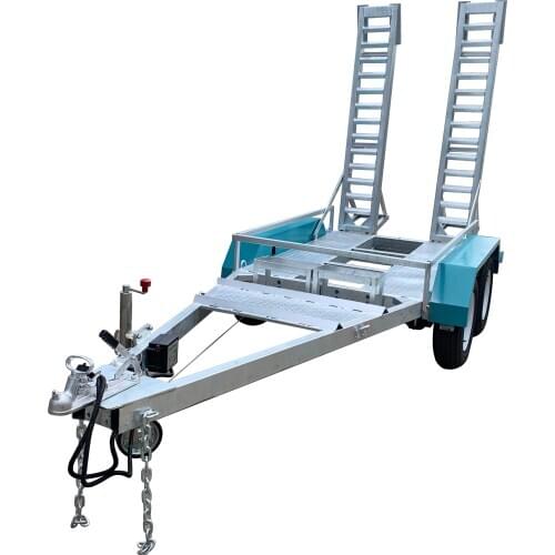 SYNBON Customizable Car Trailer With Ramp For Mini Excavator Digger