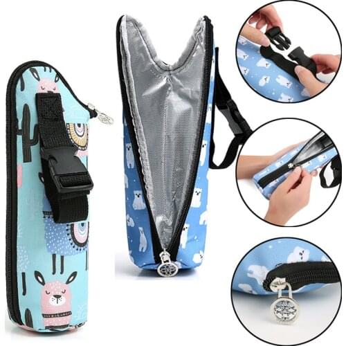 13 Colors Milk Warmer Insulated Bag Portable Baby Feeding Thermal Bag Children Tote Stroller Hang Bags Baby Accessories