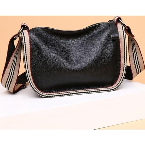 100% Cowhide Women Messenger bags for women Soft Leather bags Genuine Leather handbags women famous brands Ladies Shoulder Bags