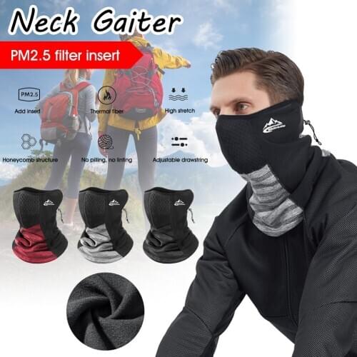 Winter Neck Gaiter Warmer Thermal Windproof Cycling Scarf Outdoor Running Sports Headwear Face Scarf Bicycle Bandana Simple
