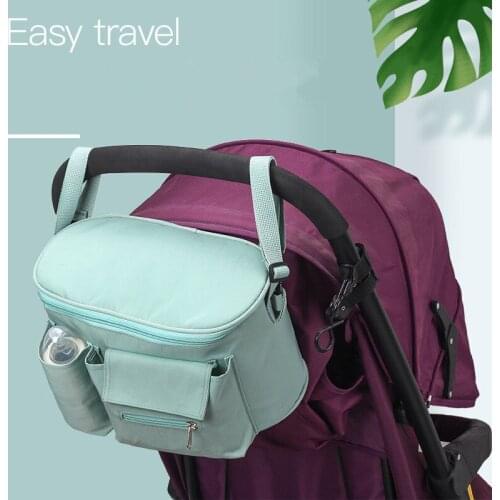 2019 Stroller Bag Baby Diaper Bags For Strollers Waterproof Nappy Changing Bags Mommy Stroller Bags Travel Hanging Carriage Pram