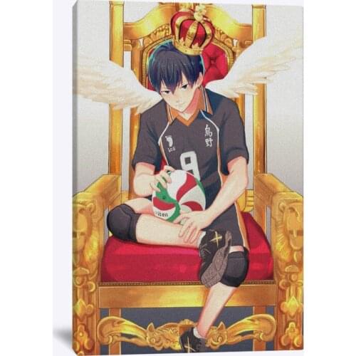 Anime Tobio Kageyama Haikyu!! Poster Painting Wall Art Canvas For Living Room Home Bedroom Study Dorm Art Decoration Prints Gift