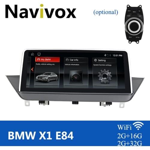 Navivox Car Android Radio For BMW X1 E84 Multimedia Player 2009-2015 GPS Navigation Wifi Bluetooth CIC Steering Wheel Control