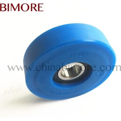 BIMORE OTRL007 G0290AJ11 Escalator Step Chain Rollers OD76mm Thickness 20mm PIN12.7