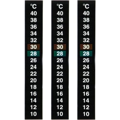 3pcs/lot Digital Aquarium Fish Tank Fridge Thermometer Sticker Measurement Stickers Temperature Control Tools