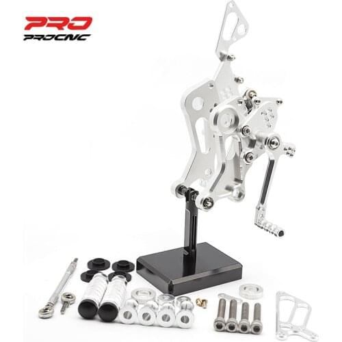 For Ducati Monster 696 2008-2014 Monster 796 2010-2014 Aluminum Motorcycle Rearset Footrest Footpeg Rearset Pedal Rear Set