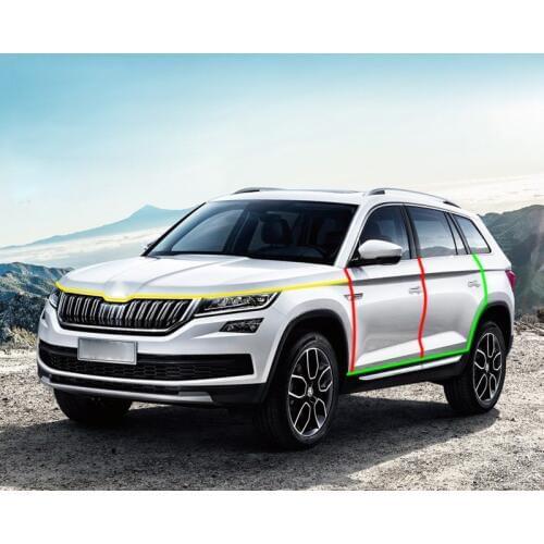 For SKODA KODIAQ 2017-2018 Car door sound insulation dustproof Sealing strip decorate