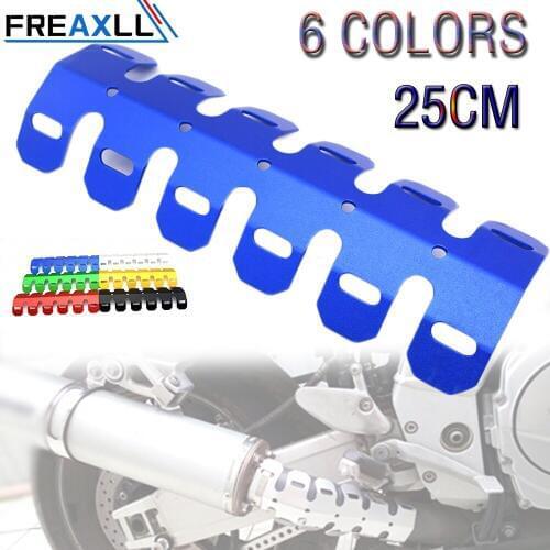 For yamaha Yzf R1 R6 SUZUKI GSXR1000 K7 GSXR 1000 GSX-R Off-road Motorcycle Front Exhaust Shield Protector Cover Heat Protection