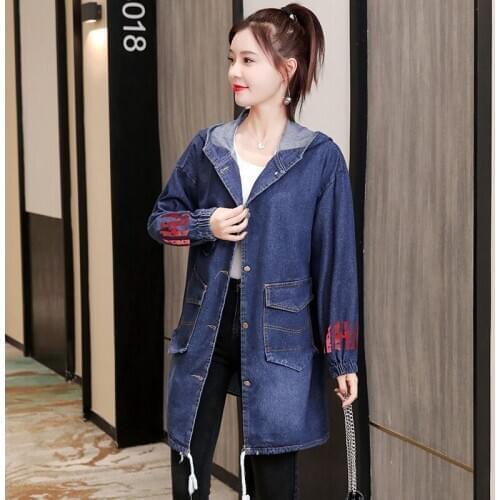 Hodisytian Women's Hooded Trench Coats