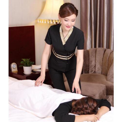Beautiful uniforms Summer Massage clothes SPA Beauty service Women Beautician