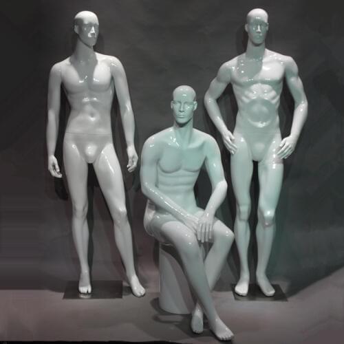 Bright White Facial Features Mannequin Full Body Display Suits Casual Clothes Dummy Model Hot Sale