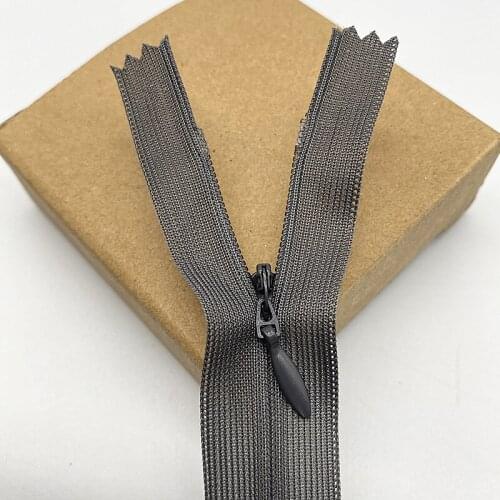 New 5pcs 25-35mm Invisible Lace Zipper Screen Side Color Invisible Zipper Nylon for Sewing Garment Accessories DIY #17