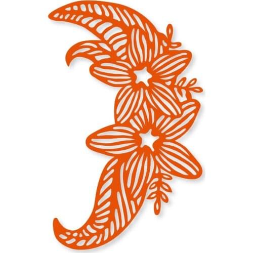 New Crafts Scrapbook Cutting Dies Meniscus Flower leaf border Metal Steel Knife Mold Stencil For DIY Embossing Paper/photo Cards