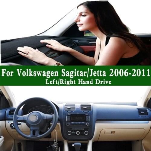 Fits VW Volkswagen Sagitar 9L2 Jetta MPG III 1K2 150 170CV 2006-2011 Dashmat Dashboard Cover Protective Pad Dash Mat Carpet