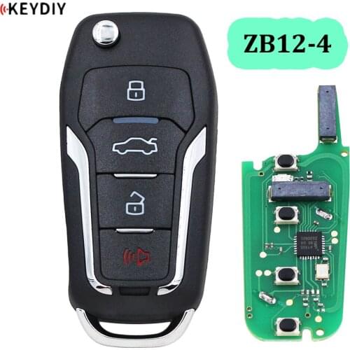 KEYDIY Universal Smart Key ZB12-4 for KD900 KD-X2 Car Key Remote Replacement Fit More than 2000 Models