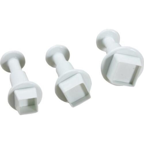 Free Shipping 3pcs Small Box Fondant Cake Decorating Sugar Craft Plunger Cutter Flower Mold Cookie Cutters Biscuit Cake