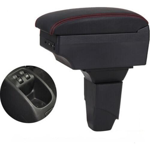 For PEUGEOT 206 207 Armrest box central Store content box with USB interface