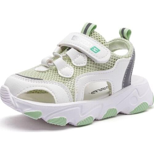 Childrens Sandals 2021 New Summer Girls Fashion Single Shoes Kids Sandals Breathable Boys Beach Closed Toe Sports Shoes Sandals