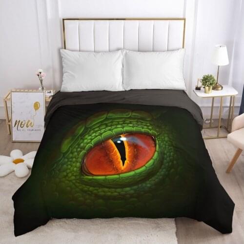 Cartoon Childrens Duvet cover Quilt/Blanket/Comfortable Case Bedding for kids baby boy girls 140x200 for Home dinosaur eye