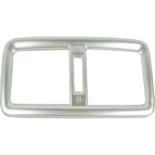 FOR Mazda 3 Axela M3 2017 2018 STAINLESS STEEL ABS REAR ARMREST AIR VENT COVER TRIM BEZEL FRAME SURROUND GARNISH MOLDING