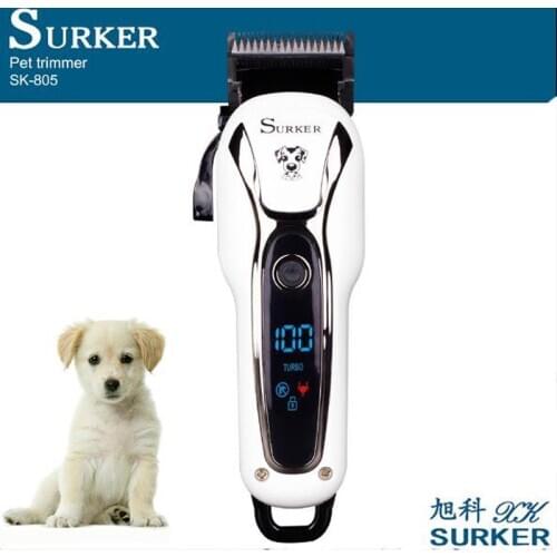 Surker electric pet hair trimmer SK-805 Dog cordless electric rechargeable pet hair clipper shaved dog hair beauty