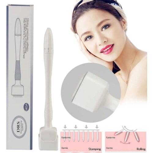 FDA DRS 140A Microneedle Derma Stamp Adjustable Needle Length 0-3.0mm Anti Hair Loss Skin Care Rejuvenation Therapy