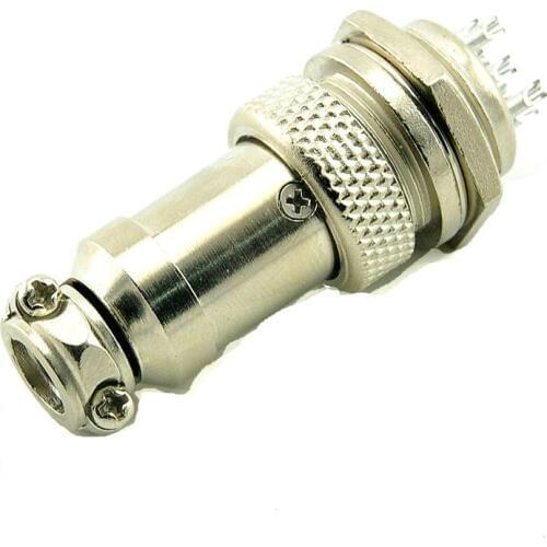 Gx16 7Pin 16mm Screw Type Socket Connector Aviation Plug Female and Male GX16-7