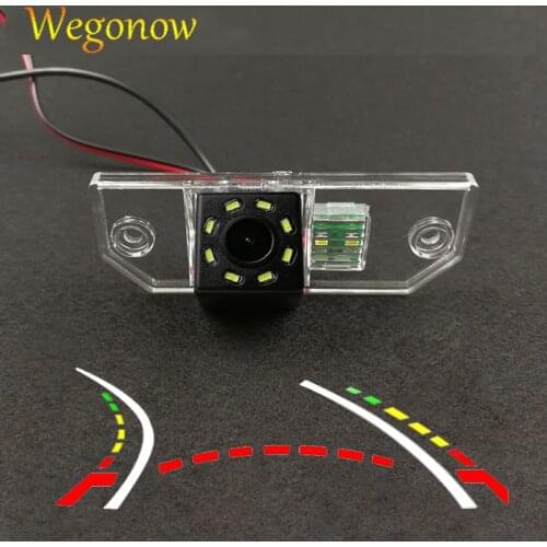 HD Wireless Car CCD Rear Camera Fisheye 4 8 12 led dynamic Night Vision For Ford Focus Sedan 2 3 2008-2012 C-Max C Max Mondeo