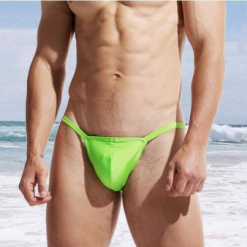 DESMIIT Swimsuit Men Swimming Briefs Sexy Bikini Mens Swim Thong Gay Mens Swimwear Beach Sea Swimming Pool Bathing Suit Short