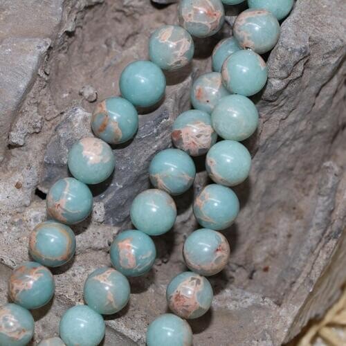 Fashion 3 colors emperor stone imperial loose round beads 4mm 6mm 8mm 10mm women party gifts jewelry making 15inch B128