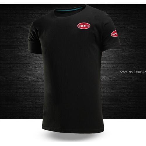 New arrived o-neck Short Sleeve BUGATTI T-shirt Men Summer Top Men Brand Clothing Cotton T Shirts