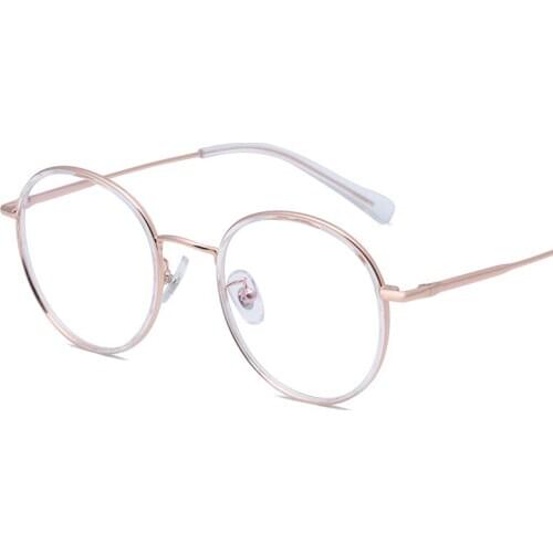 Viodream Pure Titanium Spectacle Frame Women Men Round Full Optical Glasses Frame Prescription Glasses Armacao De Oculos De Grau