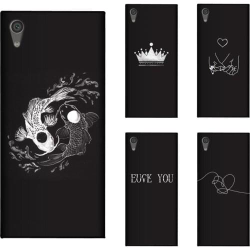 Soft Silicone TPU For Sony Xperia XA1 Ultra Cover Painting Matte Case For Sony Xperia XA1 Plus Funda