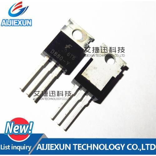 100Pcs 2SD880-Y D880-Y TO-220 NPN Silicon Power Transistors New and original