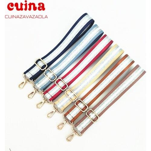 Rainbow Belt Bag Straps Nylon For Women Shoulder Messenger Bags Adjustable Wide Strap Parts For Accessories O Bag Handle Handbag