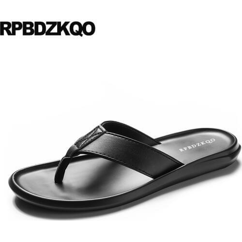 Slides shoes slippers flat slip on waterproof mens sandals 2019 summer outdoor beach fashion casual open toe black flip flop