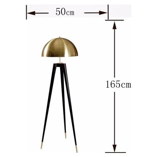 Modern designer creative floor lamp Simple living room study lamp personality tripod light luxury soft floor lamp