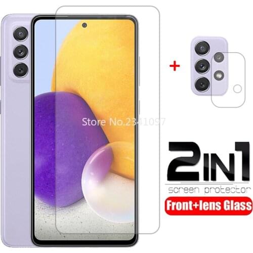 Glass for Samsung A72 A52 5G A71 A51 A32 A12 Screen Protector Camera Lens Protective Glass for Samsung Galaxy A52 A72 A51 Glass
