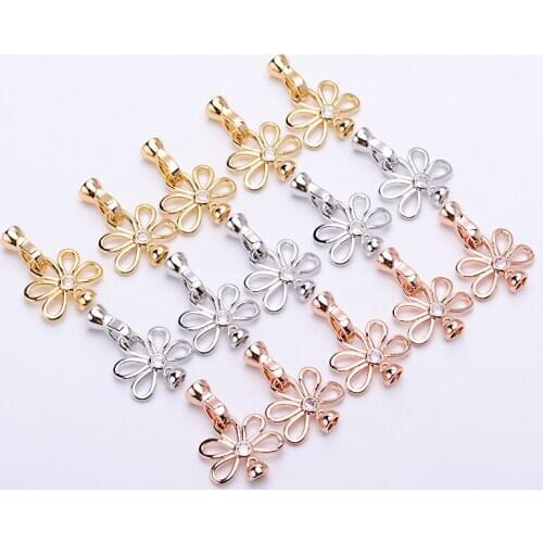 DIY For Woman Pearls Necklace Bracelet Jewelry Making Connection Handmade 925 Silver Plating Clasp Accessories