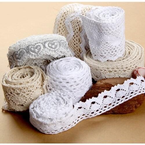 1m color Lace Accessories Clothing diy Handmade Curtains Clothes Neckline Lace Ribbon Fabric Sewing On Home Textiles For Dress