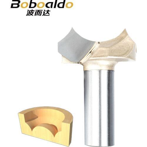 1pcs 1/2 1/4 Shank Ball Bit Point cut Round Over Groove Bits router bits for wood engraving cutter woodworking